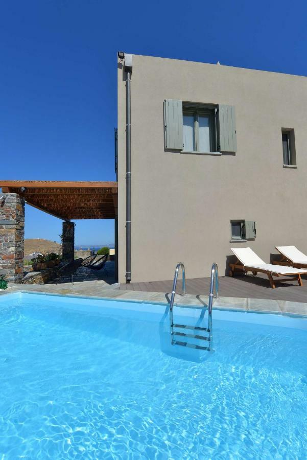 Luxurious 2019Blt Seaview Villa Wth Swimming Pool Korissia  Exterior photo